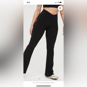 Aerie offline crossover flare leggings